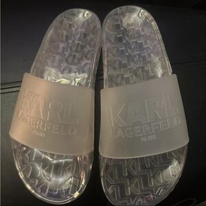 Karl Lagerfeld Jelly Slides Size 6